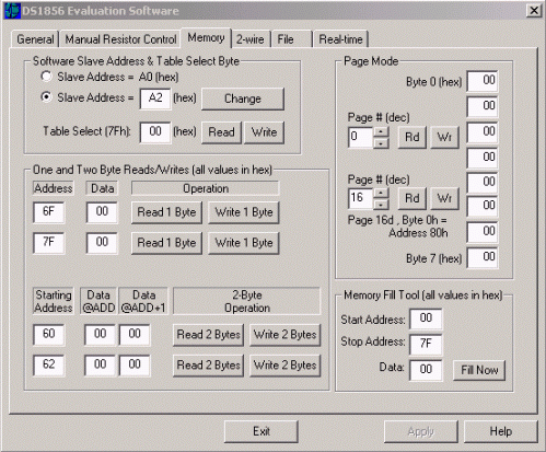 Figure 2.  Memory page.