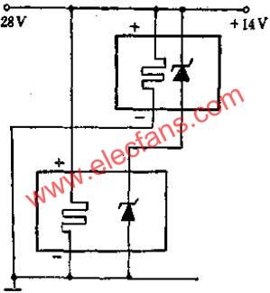 SW399的串聯使用線路圖  www.qldv.cn