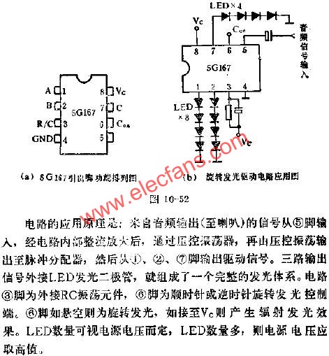 5G167引腳功能及典型應(yīng)用電路圖  www.qldv.cn