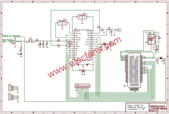 圖13.TDA5225評估板v1.0電路圖  www.qldv.cn