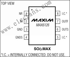 MAX6126 超低噪聲、高精度、低壓差電壓基準(zhǔn) www.qldv.cn