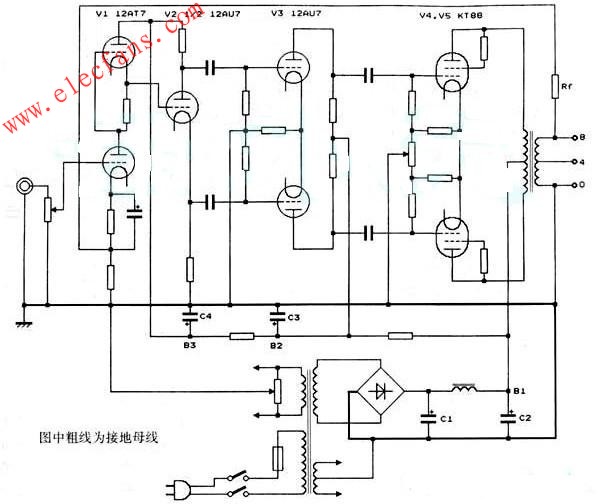 較典型的膽機電路 www.qldv.cn