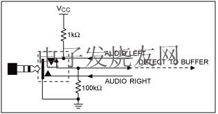 插孔自動檢測電路 www.qldv.cn