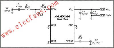 MAX2640針對470MHz至770MHz ISDB-T應用的調諧電路