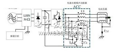 用于消除共模電壓的有源濾波器