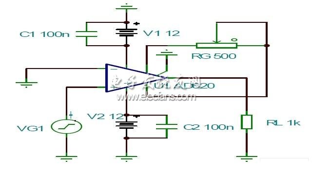 AD620 放大電路