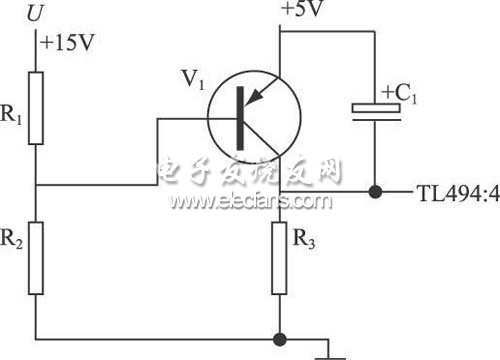 TL494構成的開關電源脈寬調制器原理圖