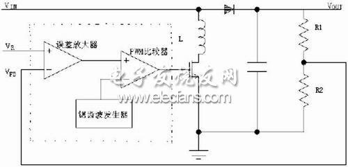 電壓控制模式開關(guān)電源工作原理圖