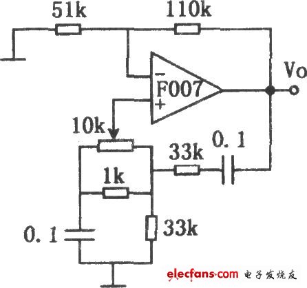 F007構成的文氏振蕩器電路