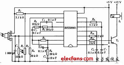 圖3 釋熱電紅外傳感器結(jié)構(gòu)