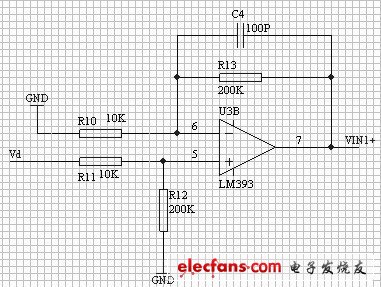 圖 12 電壓采樣電路