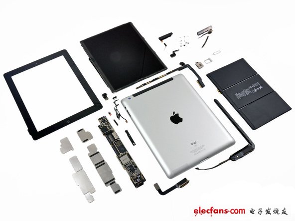 最新蘋果ipad 3拆解：高通、博通、三星包攬芯片