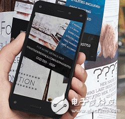 　Fire Phone正面四角所導(dǎo)入的影像傳感器，是實(shí)現(xiàn)動態(tài)透視系統(tǒng)創(chuàng)新功能的重要關(guān)鍵。