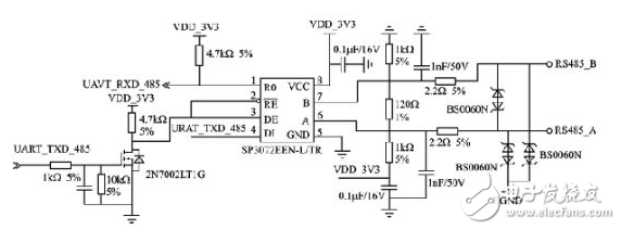 硬件控制RS485電路圖設計