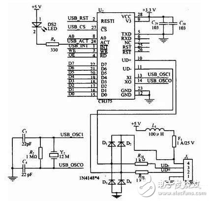 剖析LPC2119的USB-CAN連接器電路設(shè)計方案