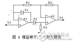 雖然這里的精密全波電路達(dá)十種，仔細(xì)分析，發(fā)現(xiàn)優(yōu)秀的并不多，確切的說只有3種，就是前面的3種。