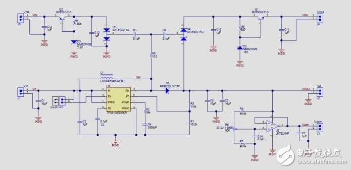 采用TPS61085的LCD偏置電源參考設(shè)計(jì)