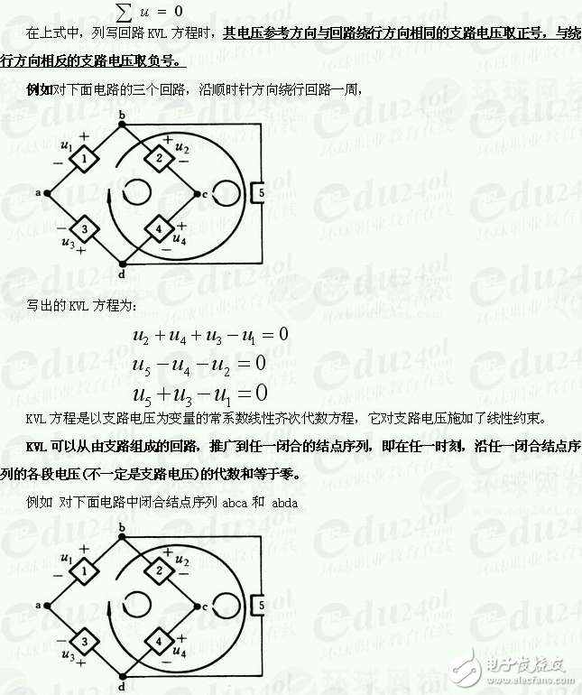 基爾霍夫電壓定律理解_基爾霍夫電壓定律方程_基爾霍夫電壓定律例題