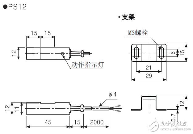 PS/PSN系列接近開關規格及接線