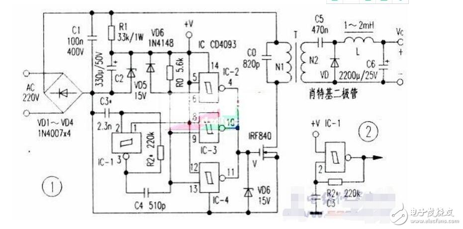 cd4093應(yīng)用開關(guān)電路圖大全（感應(yīng)式控制開關(guān)電路/脈沖發(fā)生器/密碼鎖）