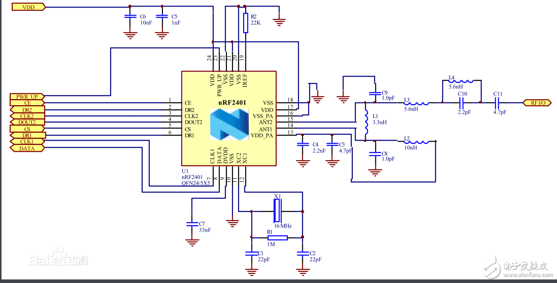 NRF2401的工作原理