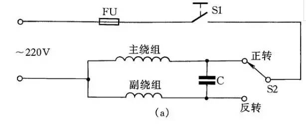 電動(dòng)機(jī)、吹風(fēng)機(jī)接線圖解（含單相電容、三相異步電動(dòng)機(jī)、單三相吹風(fēng)機(jī)）