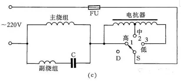 電動(dòng)機(jī)、吹風(fēng)機(jī)接線圖解（含單相電容、三相異步電動(dòng)機(jī)、單三相吹風(fēng)機(jī)）