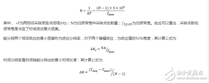  時域測量的分析以及在天線中測試方法的解析