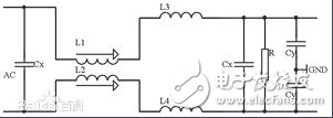 開關(guān)電源emi濾波器典型電路及分析